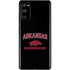 University of Arkansas-Fayetteville Razorbacks Black Galaxy S20 Fan Edition Skin